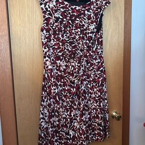 212 Collection animal print size xl stretch knit sleeveless dress
